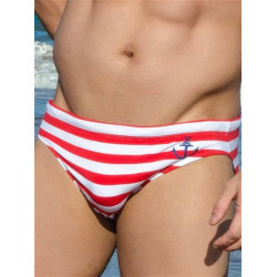 BoXer X-Boyz Sailor Swim Red Stripes Swimwear (T6950)