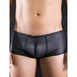 BoXer Neo Boxer Short Double Zip Underwear Black (T6973)