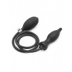 Rude Rider Inflatable Spindle Plug Silicone Black (T7730)