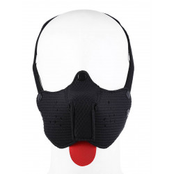 RudeRider Puppy Face Mask Neoprene Black (T8355)