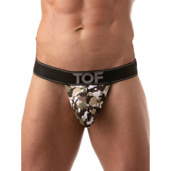 ToF Paris Iconic Stringless Thong Khaki Camo (T8569)