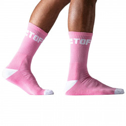 TOF Sport Socks Pink/White (T8577)