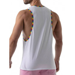 ToF Paris Pride Tank Top White (T8197)