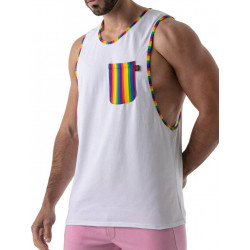 ToF Paris Pride Tank Top White (T8197)