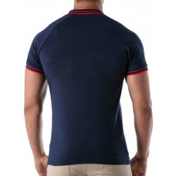 ToF Paris Patriot Polo T-Shirt Navy (T8667)