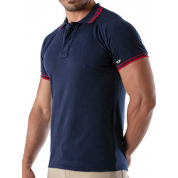 ToF Paris Patriot Polo T-Shirt Navy (T8667)