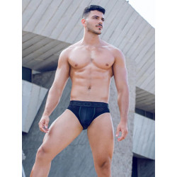 2Eros Aktiv Pegasus Brief Underwear Black/Green (T8837)