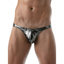 ToF Paris Metal Mini Slip Underwear Silver (T8851)