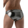 ToF Paris Metal Mini Slip Underwear Silver (T8851)