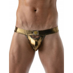 ToF Paris Metal Jockstrap Underwear Gold (T8856)
