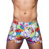 2Eros Print Bondi Bar Beach Swim Trunks V60 Aves Purple (Series 2) (T8916)