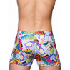 2Eros Print Bondi Bar Beach Swim Trunks V60 Aves Purple (Series 2) (T8916)