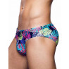 2Eros Print Swimwear Brief Monstera Black (T8919)