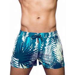 2Eros Print Swimshorts Feuille Green (T8925)