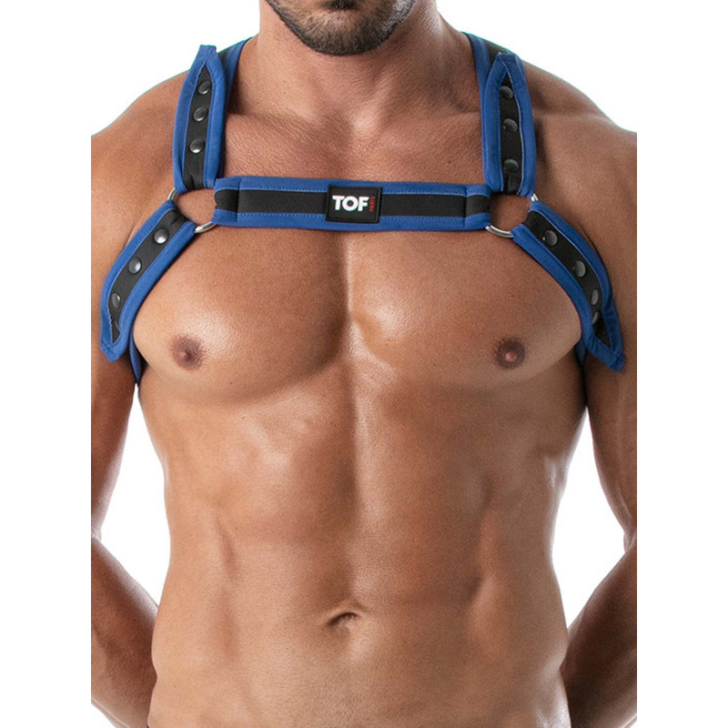 ToF Paris Neoprene Harness Blue/Black One Size (T8967)