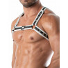 ToF Paris Neoprene Harness White/Black One Size (T8969)