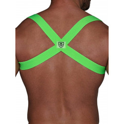 ToF Paris Party Boy Elastic Harness Neon Green (T8972)