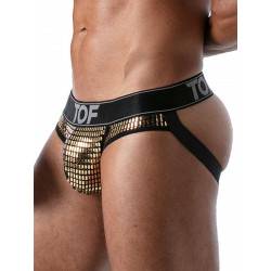 ToF Paris Star JockBrief Underwear Gold/Black (T8998)