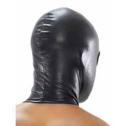 ToF Paris Fetish Hood Open Eyes And Mouth Black One Size (T9023)