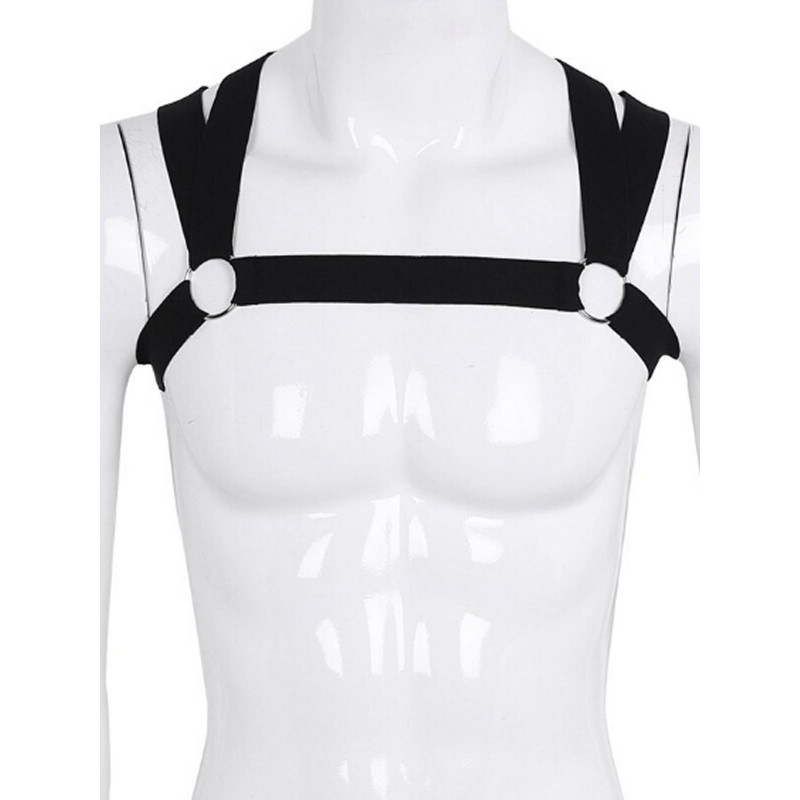 Rude Rider Elastic Double Shoulder Harness Black (T7453)
