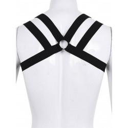 Rude Rider Elastic Double Shoulder Harness Black (T7453)