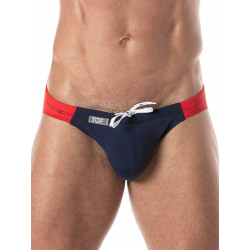 ToF Paris Holidays Swim Mini Brief Swimwear Navy/Red (T9119)