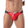 ToF Paris Holidays Swim Mini Brief Swimwear Red/Navy (T9118)