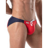 ToF Paris Holidays Swim Mini Brief Swimwear Red/Navy (T9118)