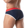 ToF Paris Holidays Swim Brief Swimwear Navy/Red (T9113)