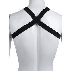 Gayrado Elastic X-Shoulder Back Harness Black (T7983)