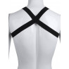 Rude Rider Elastic X-Shoulder Back Harness Black (T7983)