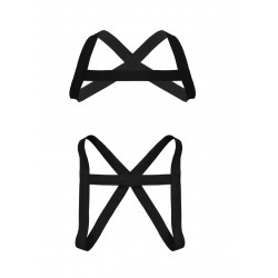 Gayrado Elastic X-Shoulder Back Harness Black (T7983)