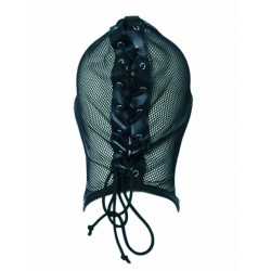 Rude Rider Fishnet Hood with String Fastener Black (T9040)