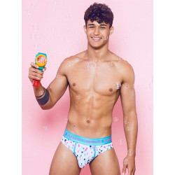 Supawear Sprint Brief Underwear Ditsy Dots Blue (T9308)