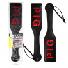 Rude Rider Pig Soft-Paddle Black/Red (T9067)