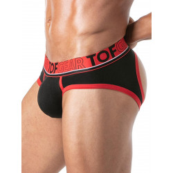 ToF Paris Champion Backless Brief Underwear Black (T9351)