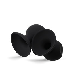 RudeRider Small Nipple-Sucker 2-Set Black (T9193)