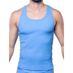 Supawear Ribbed Singlet Tank Top Marina (T9406)