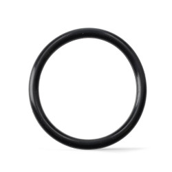 RudeRider Silicone Cock Ring Thin Black (T9387)