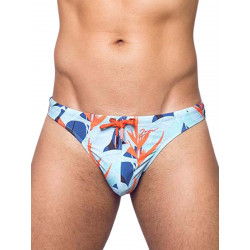 2Eros Print Swim Thong V80 Caribbean Twist (T9453)