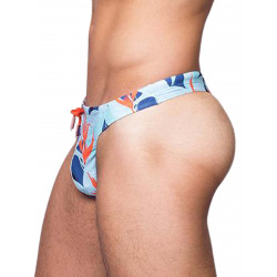 2Eros Print Swim Thong V80 Caribbean Twist (T9453)