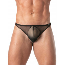 ToF Paris Mesh Thong Underwear Black (T9602)