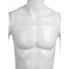 Rude Rider Elastic X-Shoulder Back Harness White (T7984)