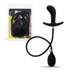 Rude Rider Inflatable Butt Plug Black (T9208)