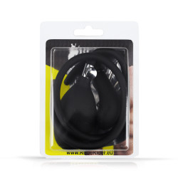 Rude Rider Inflatable Butt Plug Black (T9208)