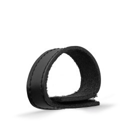 Rude Rider Velcro Fastener Cock Strap Leatherette Black Adjustable (T9084)