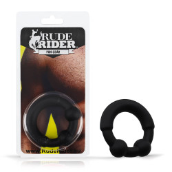 Rude Rider Steel Balls Ring (Liquid Silicone) (T9219)