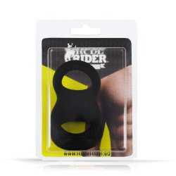 Rude Rider Cock-Ball Combo Soft Silicone Black (T9214)