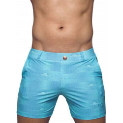 2Eros Print Bondi Bar Beach Swim Shorts S60 Nautica Green (T9643)