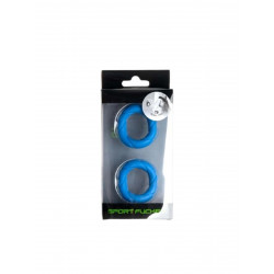 Sport Fucker Ready Rings 2-Pack Liquid Silicone Blue (T9631)